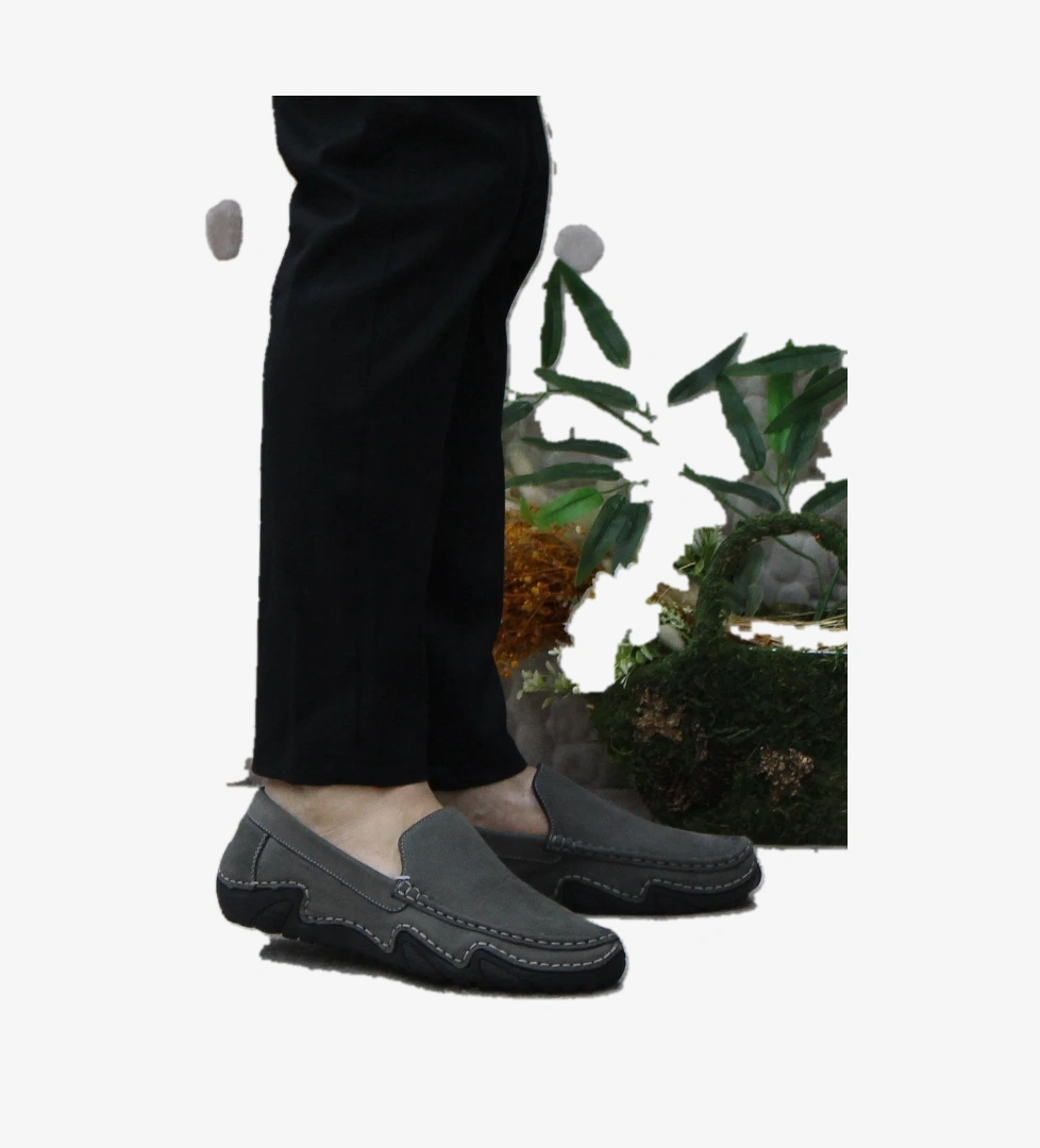 Bulldozer 231225 Esnek Kauçuk Taban Nubuk Hakiki Deri Erkek Ayakkabı model görseli