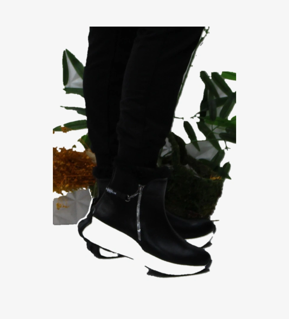 242-1882 Siyah Rahat Orijinal Ürün Kadın Bot - Görsel 1