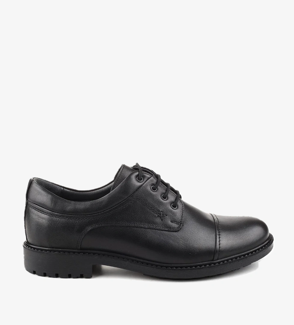 Luis Figo 4425 Büyük Numara Hakiki Deri Bağcıklı Erkek Ayakkabı model görseli