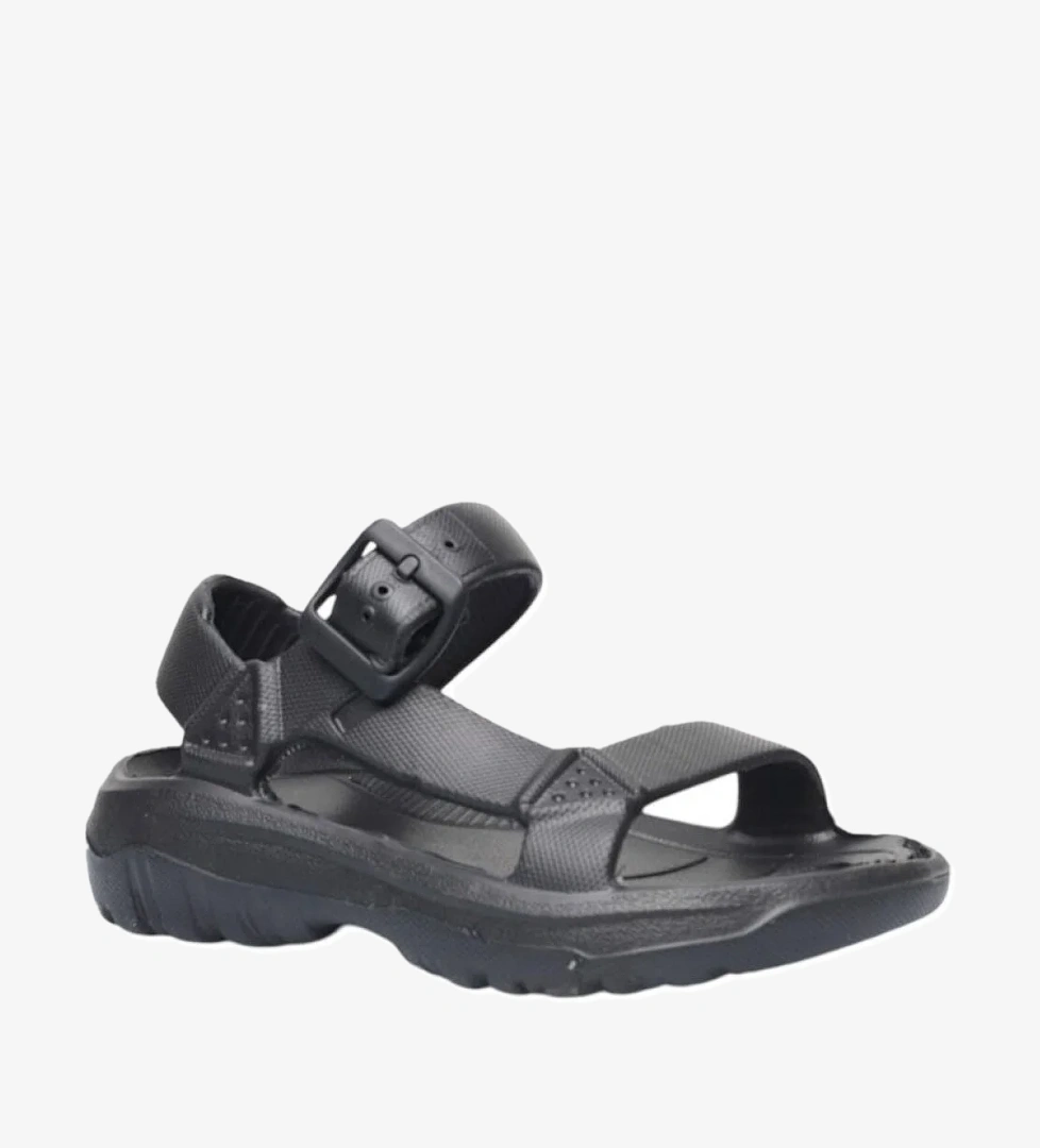 Kolay Giyilebilir Rahat Eva Çocuk Sandalet SİYAH