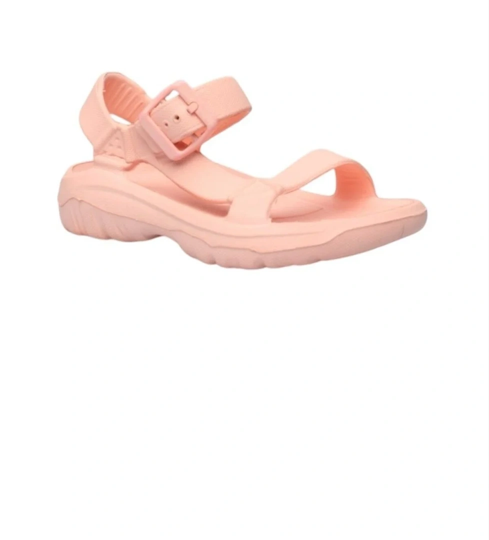 Kolay Giyilebilir Rahat Eva Çocuk Sandalet PUDRA