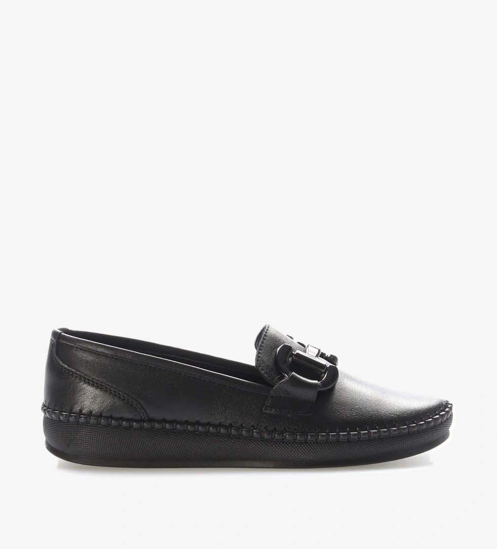 Hakiki Deri Kadın Casual Ayakkabı 164ZA2045 - Görsel 1