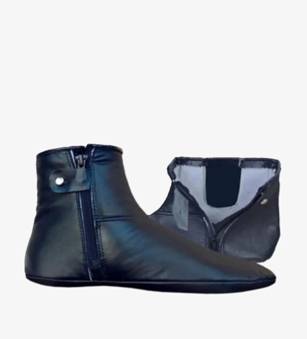 Fort Yiğit Koyun Derisi Yanı Lastikli Fermuarlı İçi Miflonlu Mest Çorap Mest model görseli