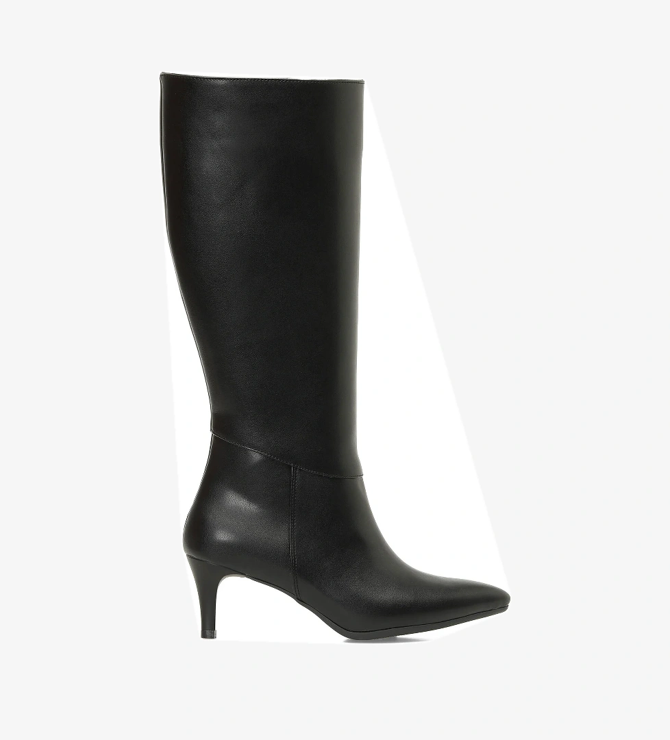 LUKE 4PR Siyah Kadın Topuklu Çizme - Görsel 1