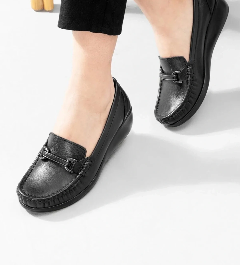 Mehmet Mete 3222 Comfort Hakiki Deri Kadın Ayakkabı model görseli