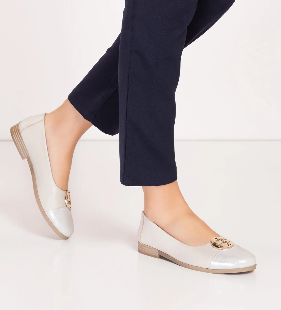 Gondol Kundura Gondol Kundura Bej Gondol Hakiki Deri Babet Ayakkabı elnr.121 Flo'da! Bej - 1. görsel