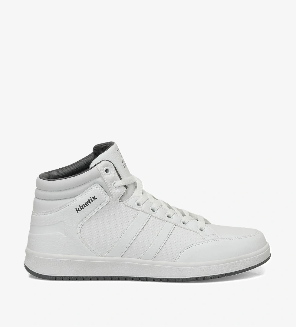 KORT PU HI 5FX Beyaz Erkek High Sneaker - Görsel 1