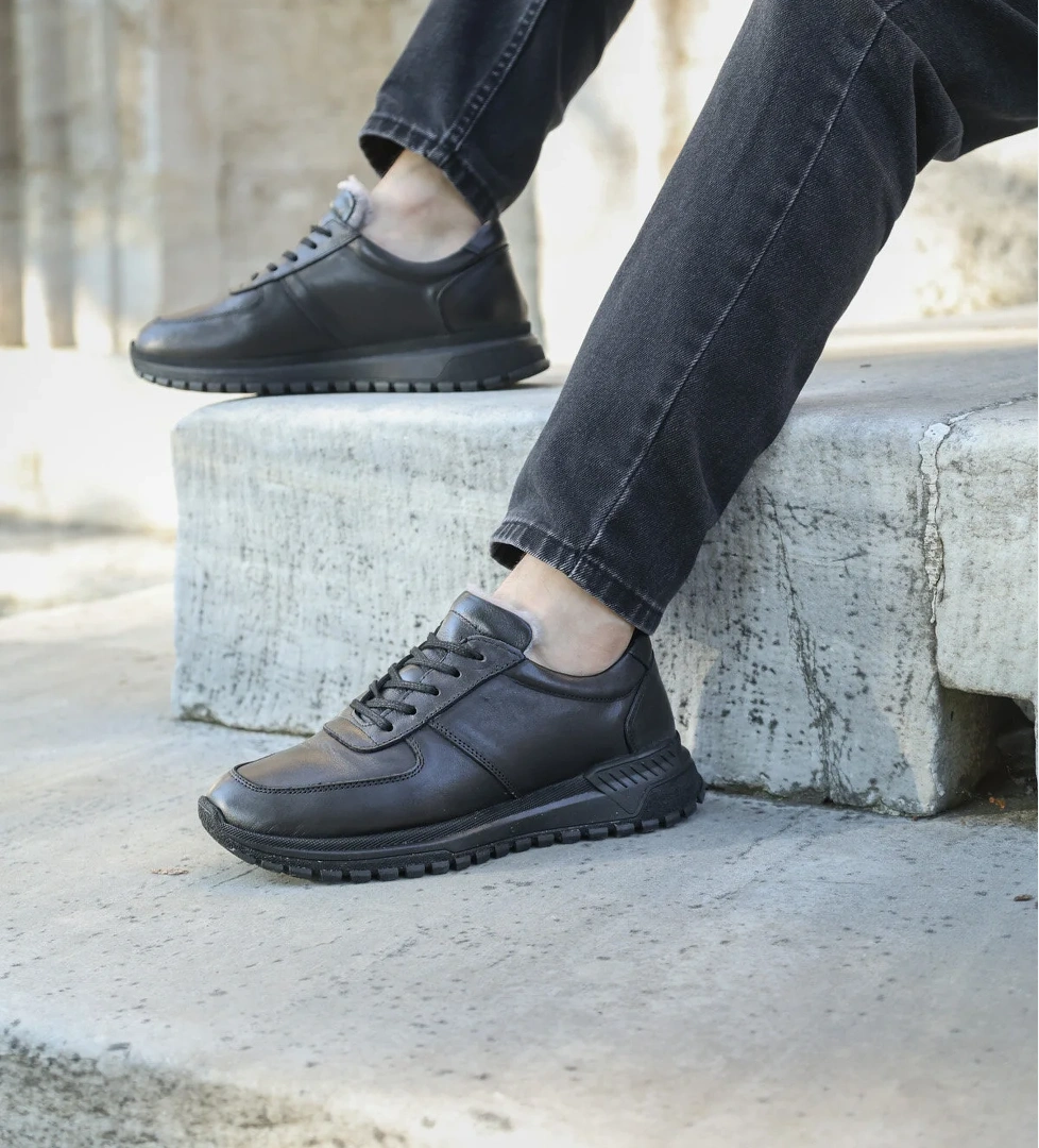 Fast Step Hakiki Deri Erkek Casual Ayakkabı 154KMA708-1 model görseli