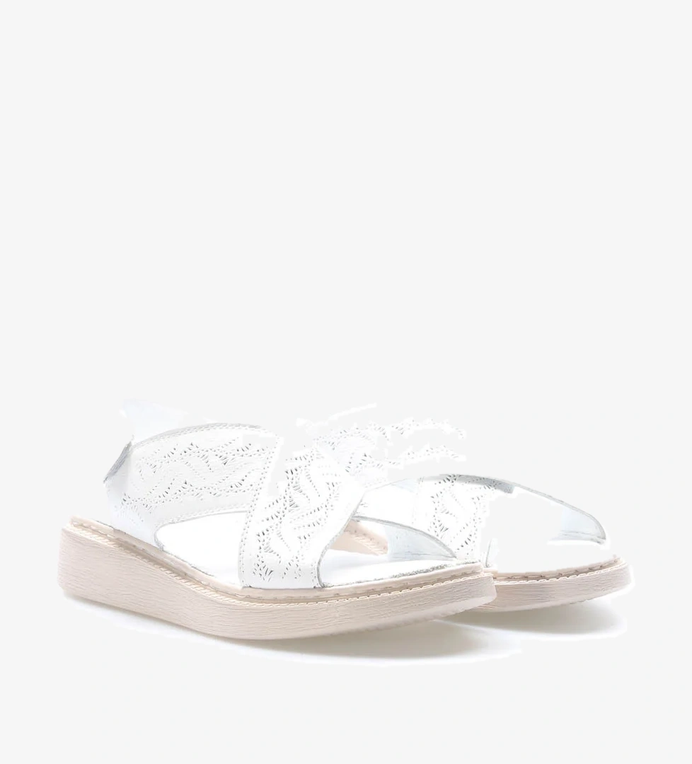 Hakiki Deri Kadın Klasik Sandalet 972ZA455 - Görsel 1