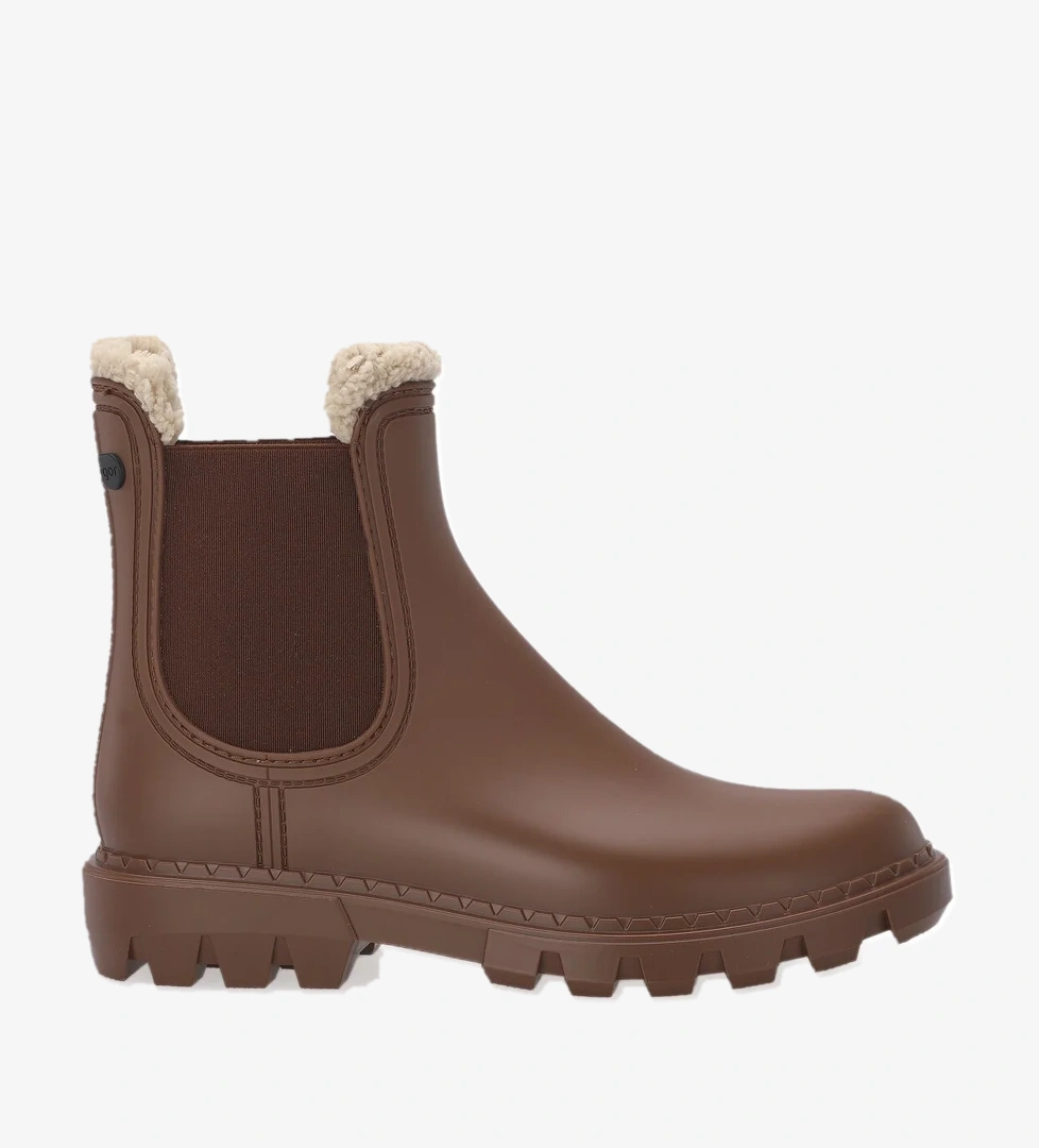 ROCK BORREGUITO Kadın Çizme Çikolata