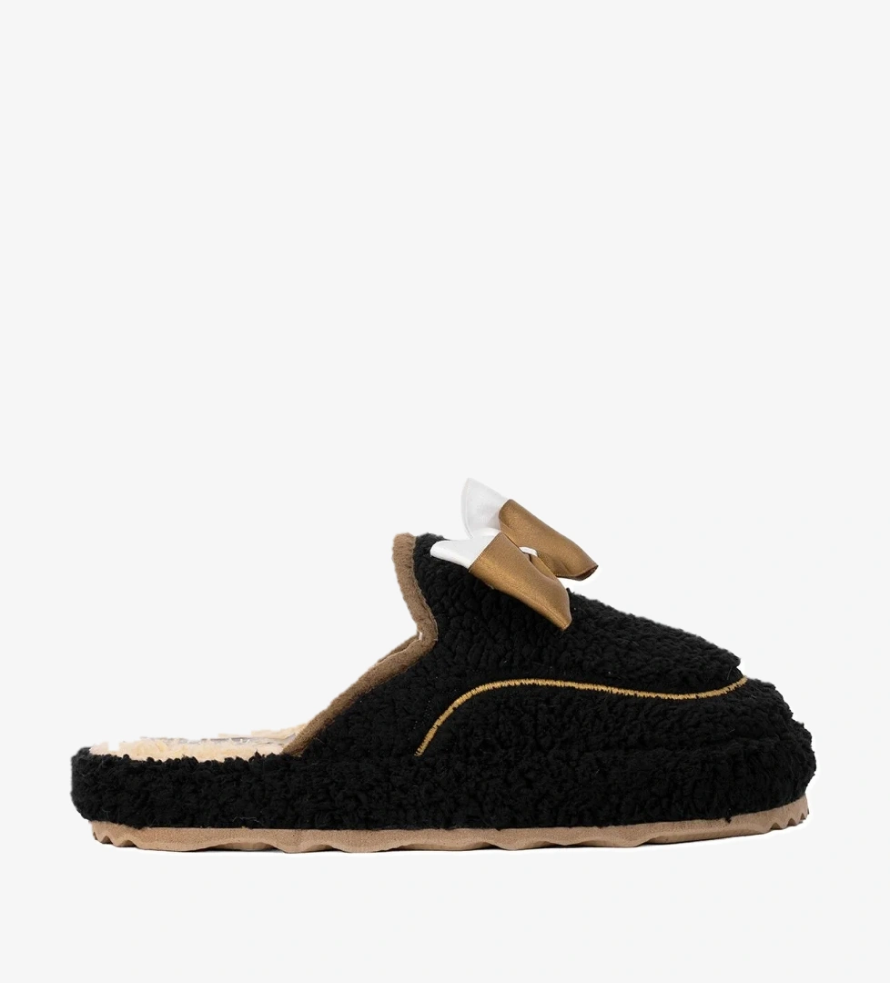 Elit Power 01T Kadın Ev Terliği Siyah - Görsel 1