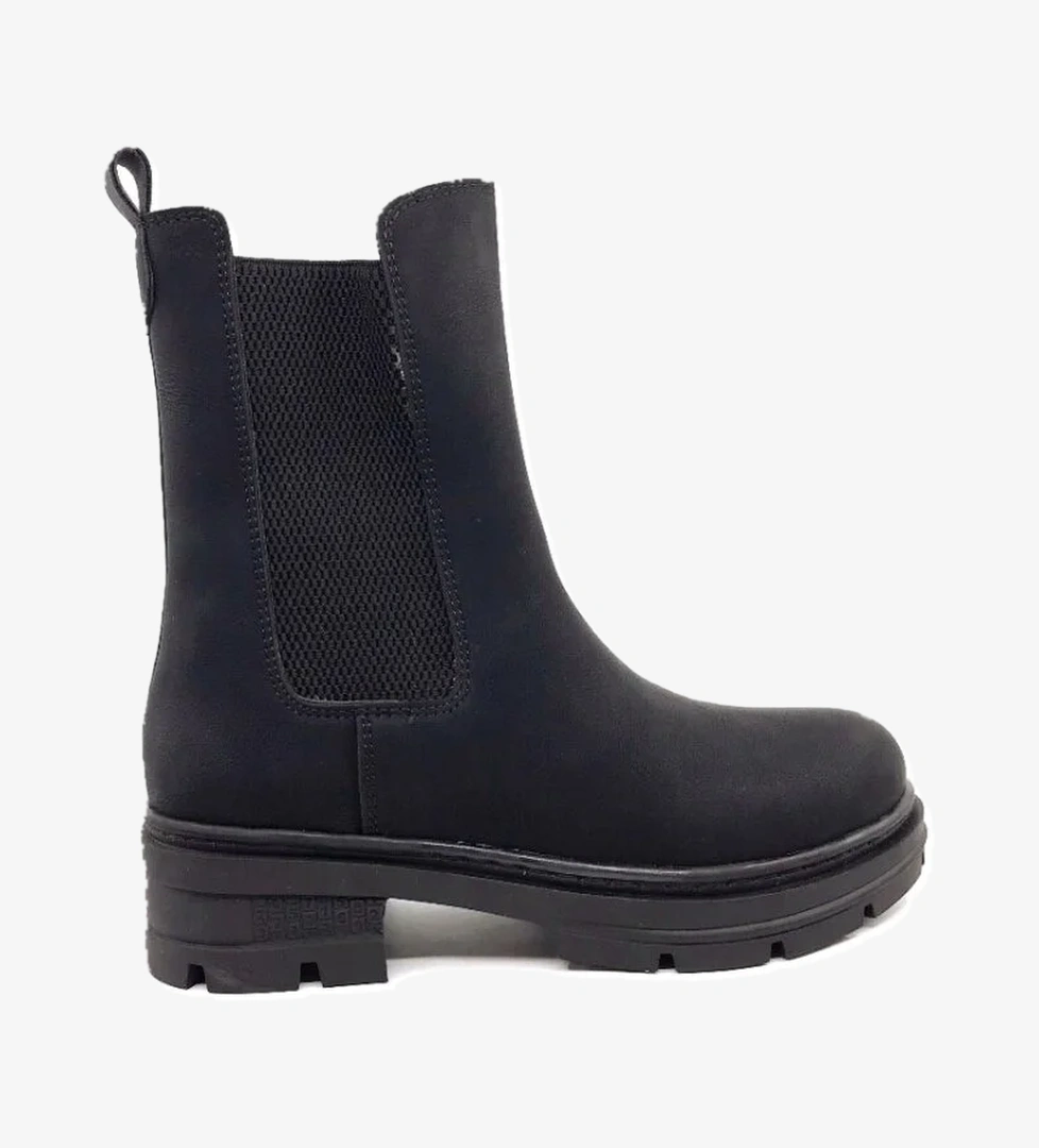 Ayakkabımood Cc 712 Siyah Zümrüt Lastikli Bayan Postal Bot model görseli