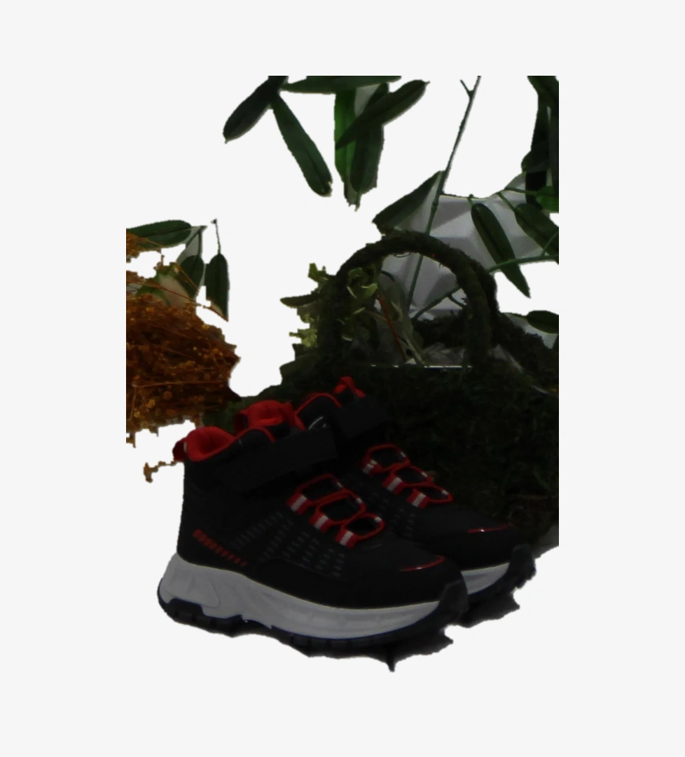 Fort Cool Tiger Siyah Rahat Kaymaz Taban Erkek Çocuk Bot model görseli