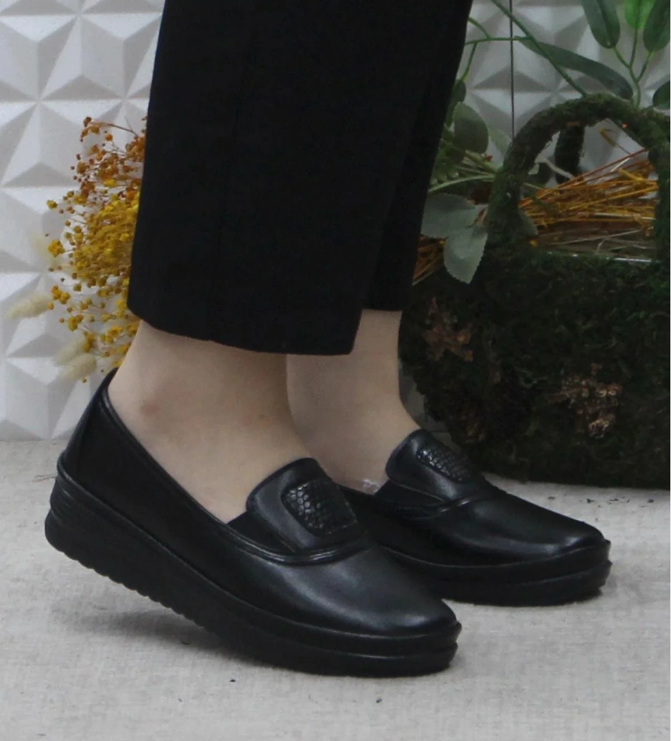 Fort Safir 1262 Siyah Ortopedik Ayakkabı Günlük Kadın Ayakkabı model görseli