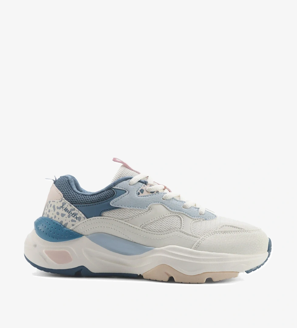 FOXY TX W 5FX Ekru Kadın Sneaker - Görsel 1