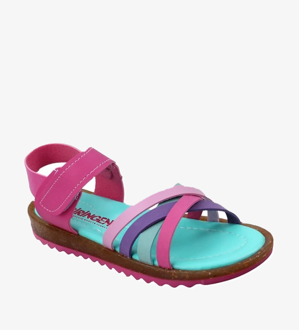 Şirinbebe 02060 Orto pedik Kız Çocuk Bebe Sandalet - Görsel 1