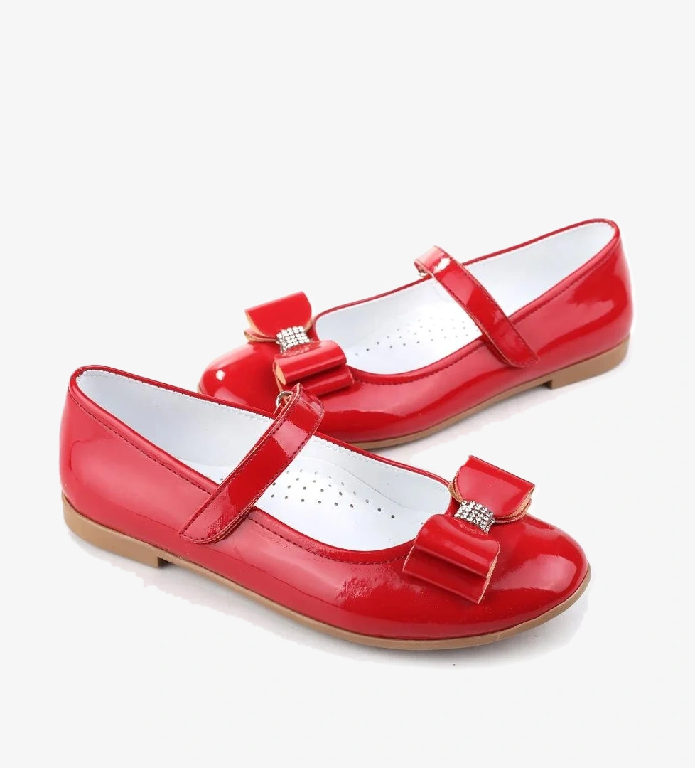 Ortaç 3162 Kız Çocuk Balerin Cırtlı Babet Ayakkabı