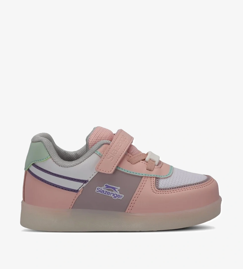 PERLE Çocuk Sneaker Ayakkabı Beyaz / Pembe - Görsel 1