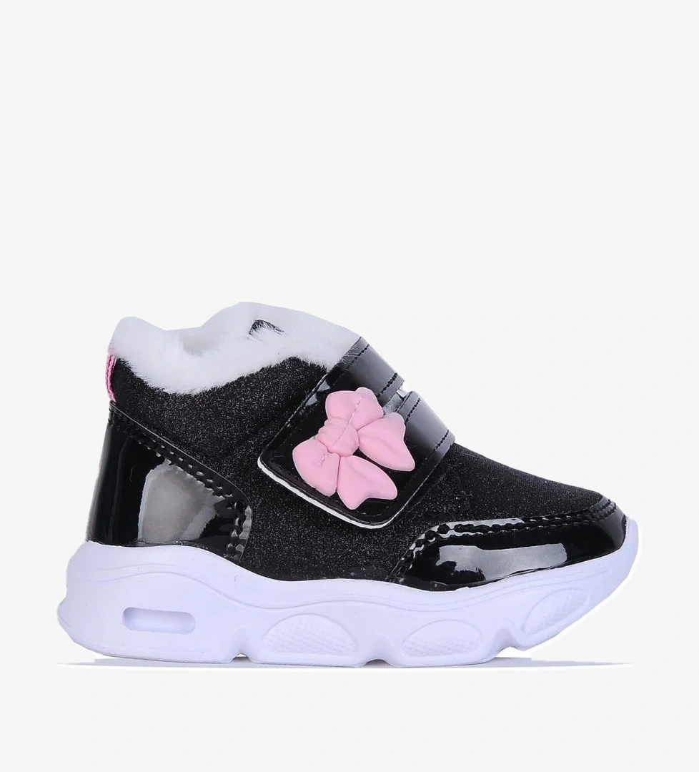 Skuaıter 7500 Fiyonklu Bebe Cırtlı Kız Çocuk Kürklü Bot