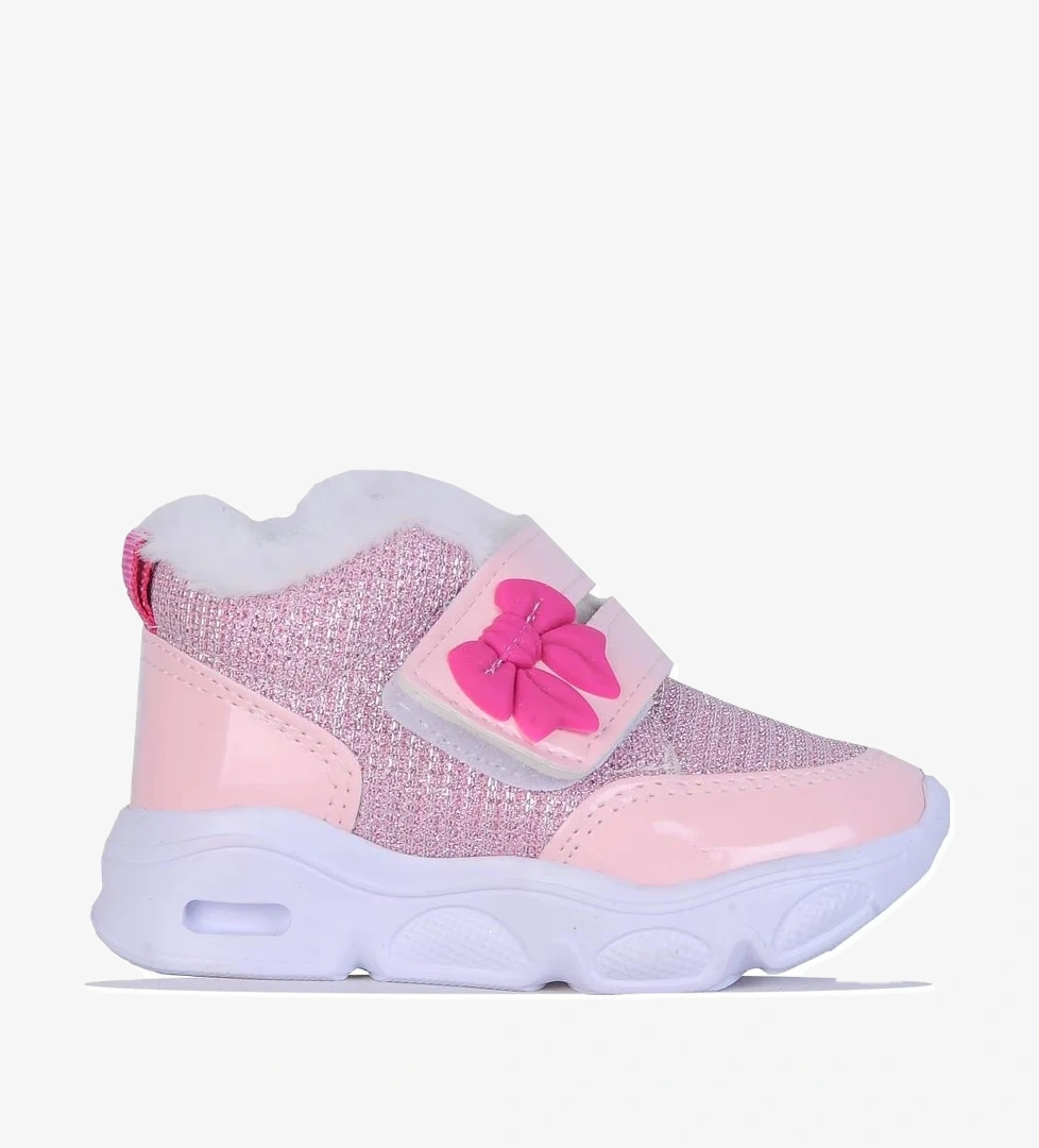 Skuaıter 7500 Fiyonklu Bebe Cırtlı Kız Çocuk Kürklü Bot - Görsel 1