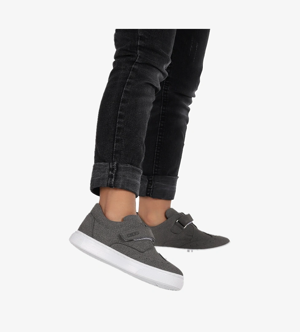 Richie Cırtlı Günlük Erkek Çocuk Casual Ayakkabı Füme