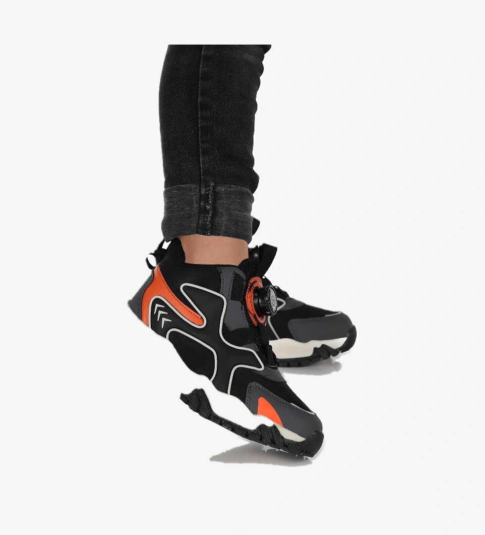 Kiko Kids Kiko Kids Torr Günlük Lastikli Erkek Çocuk Bot Ayakkabı Turuncu | Flo Turuncu - 1. görsel