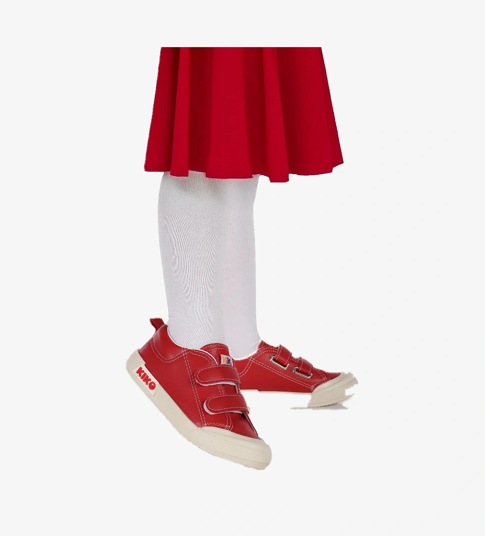 Kiko Kids Kiko Kids Suba Cırtlı Termo Taban Kız Çocuk Günlük Spor Ayakkabı Kırmızı Sneaker | Flo Kırmızı - 1. görsel