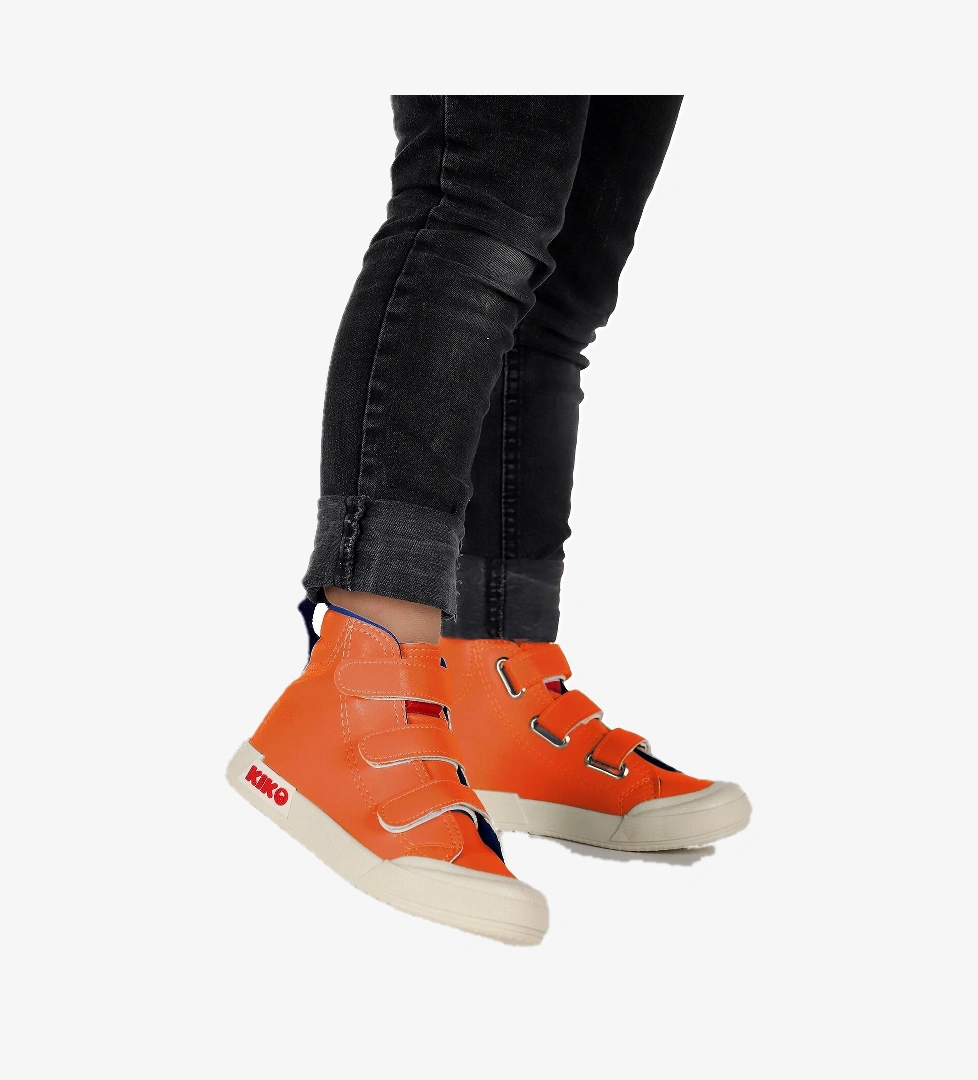 Garf Günlük Cırtlı Erkek Çocuk Bot Ayakkabı Turuncu