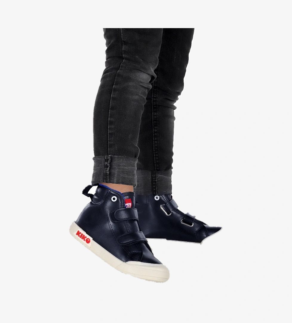 Garf Günlük Cırtlı Erkek Bebek Bot Ayakkabı Lacivert