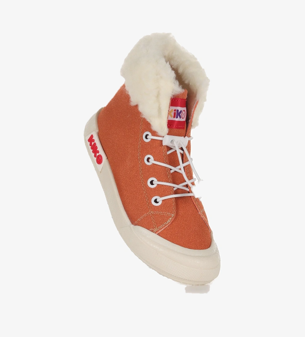 Tigge Günlük Lastikli Kız Çocuk Bot Ayakkabı Turuncu