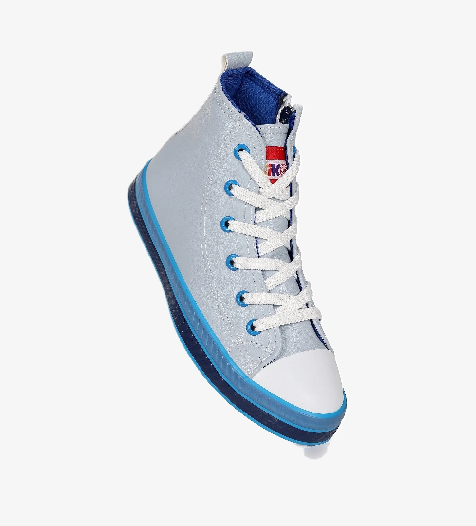 Pant Günlük Bağcıklı Fermuarlı Erkek Bebek Spor Ayakkabı Mavi