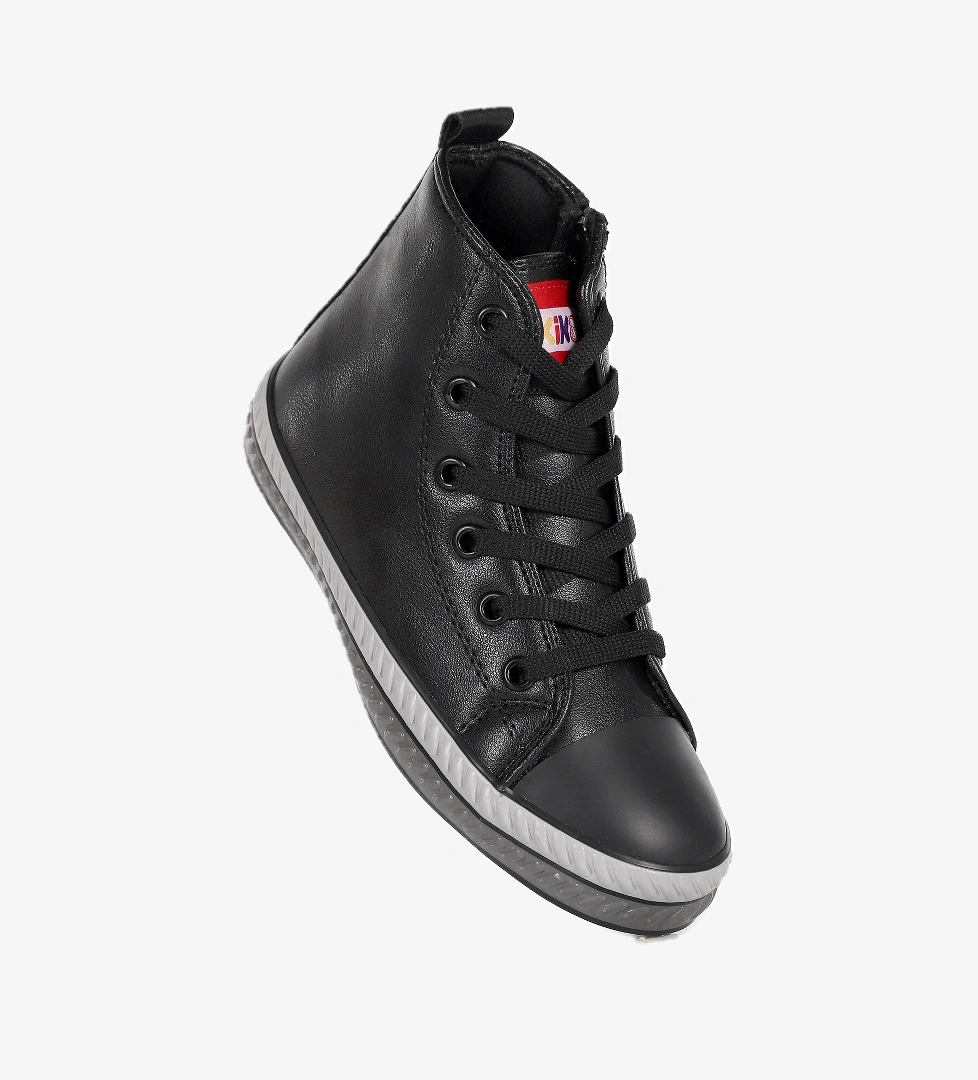 Pant Günlük Bağcıklı Fermuarlı Erkek Bebek Spor Ayakkabı Siyah