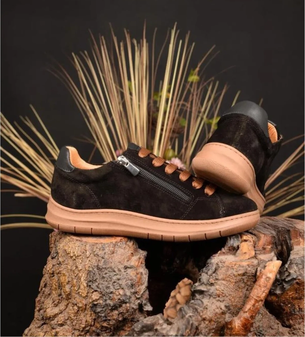 24YA 335 Kadın Günlük Deri Ayakkabı - Görsel 1