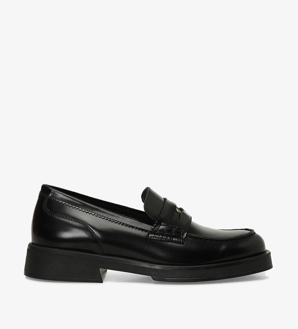 LUNIT 5FX Siyah Kadın Loafer - Görsel 1