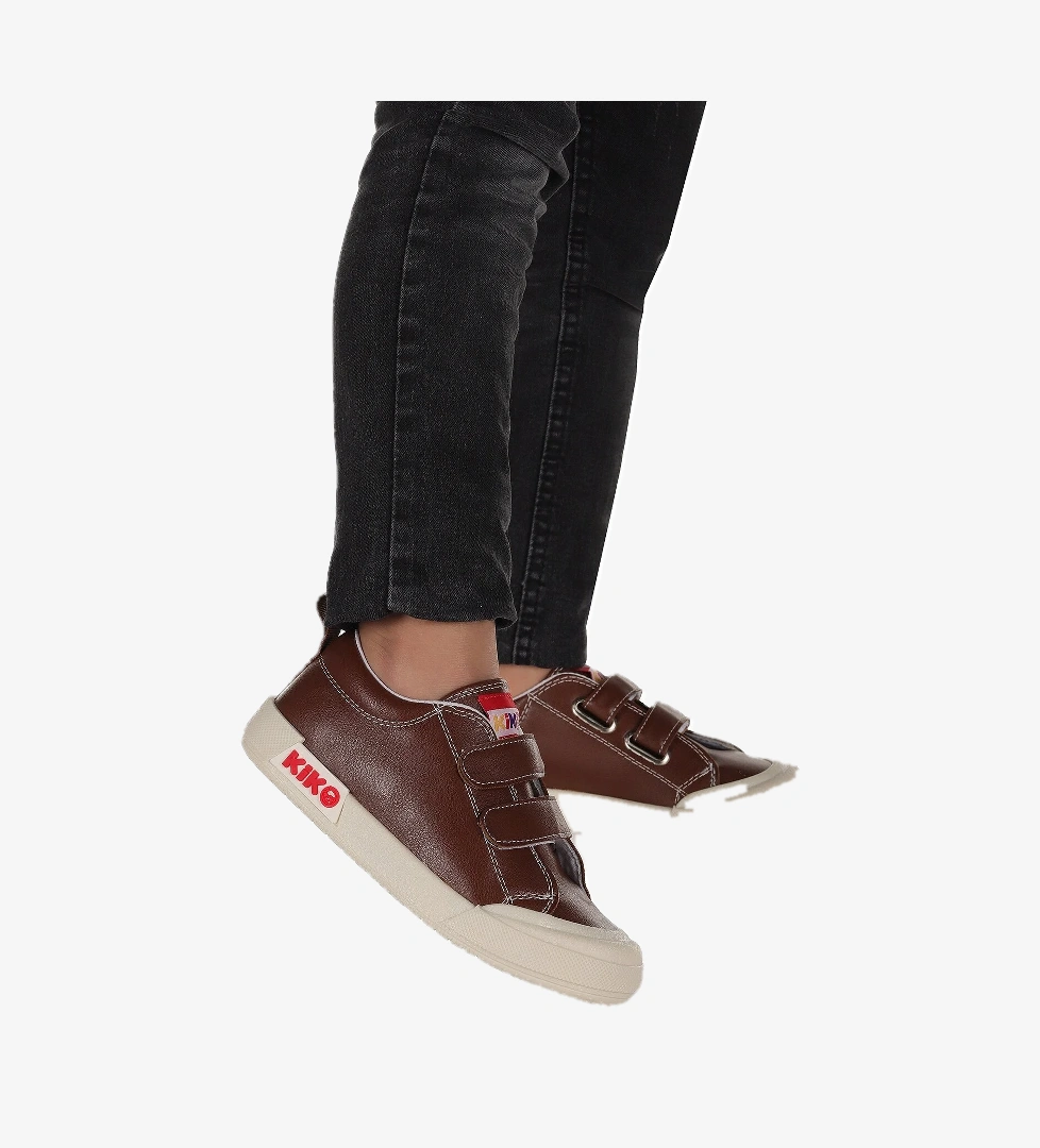 Suba Cırtlı Termo Taban Erkek Bebek Günlük Spor Ayakkabı Kahverengi