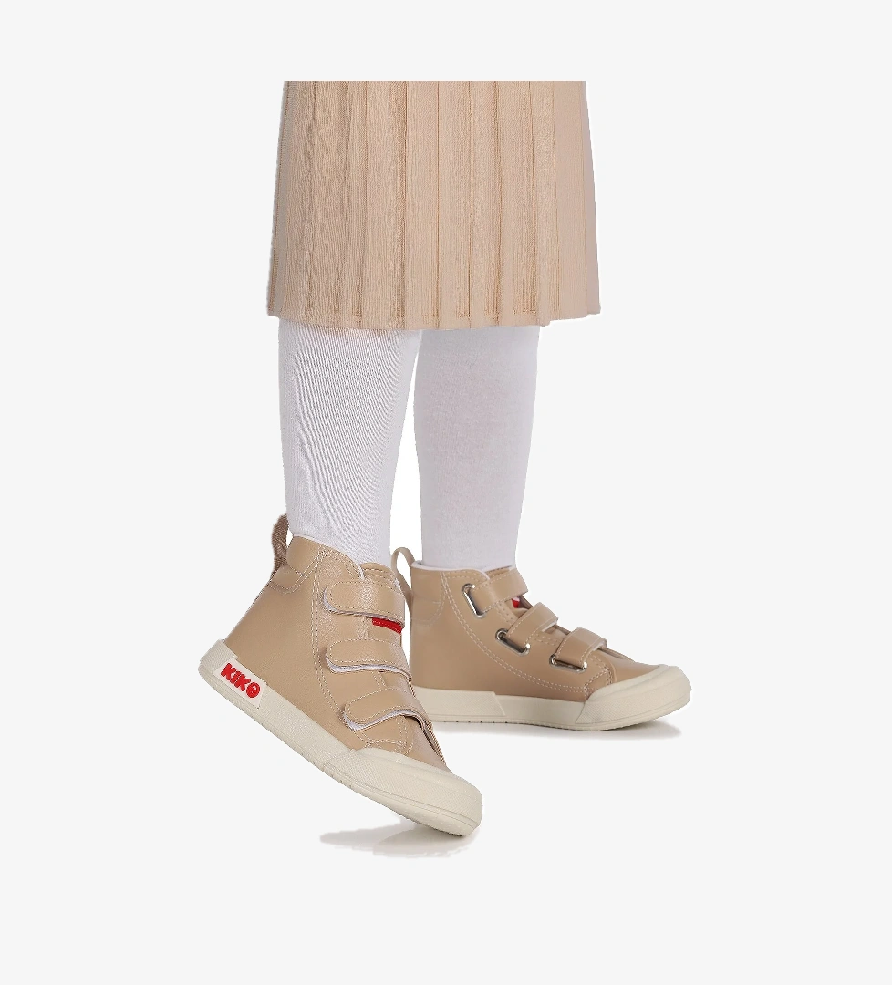 Garf Günlük Cırtlı Kız Çocuk Bot Ayakkabı Ten