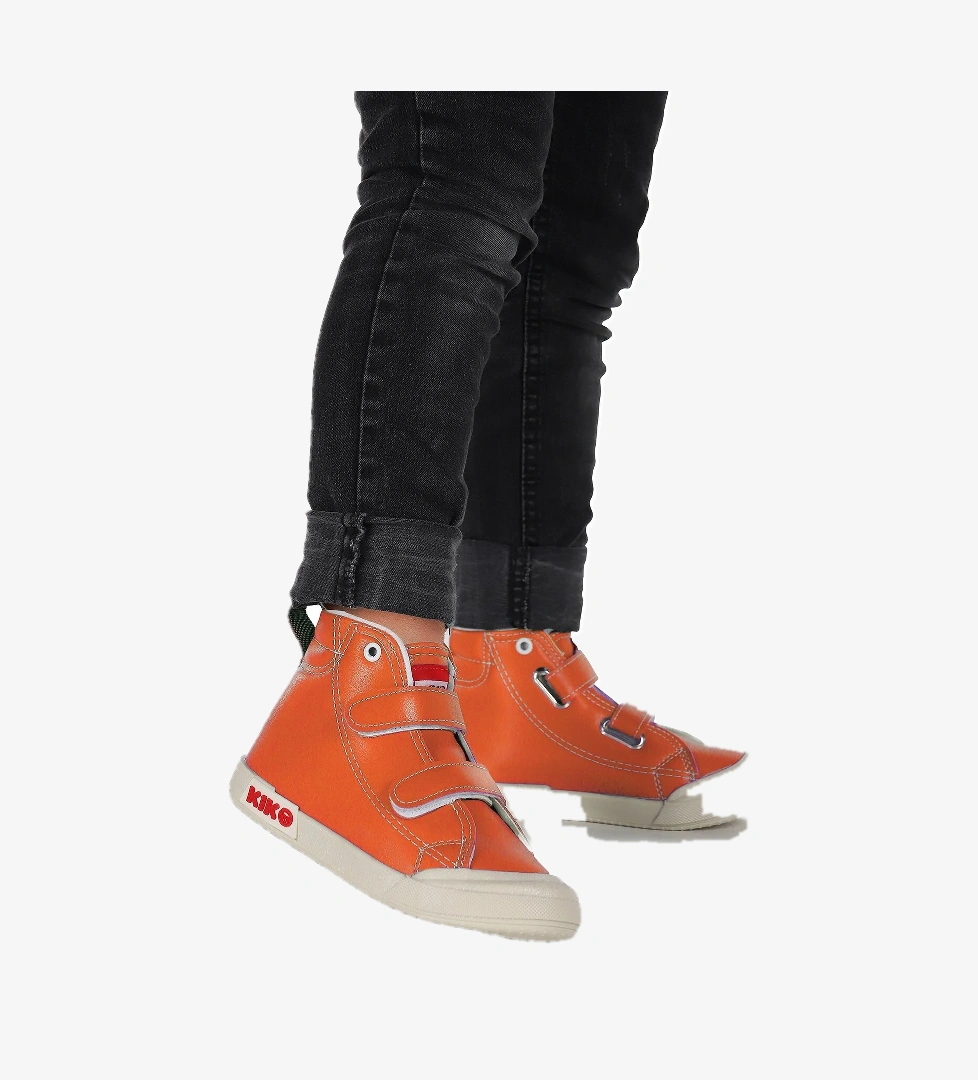 Garf Günlük Cırtlı Erkek Çocuk Bot Ayakkabı Turuncu