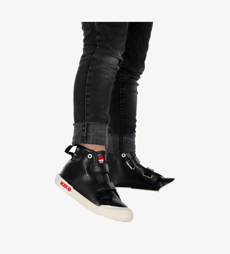 Garf Günlük Cırtlı Erkek Bebek Bot Ayakkabı Siyah