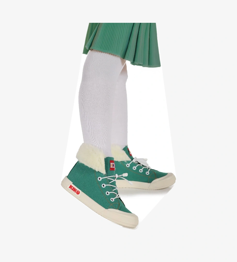 Tigge Günlük Lastikli Kız Bebek Bot Ayakkabı Yeşil