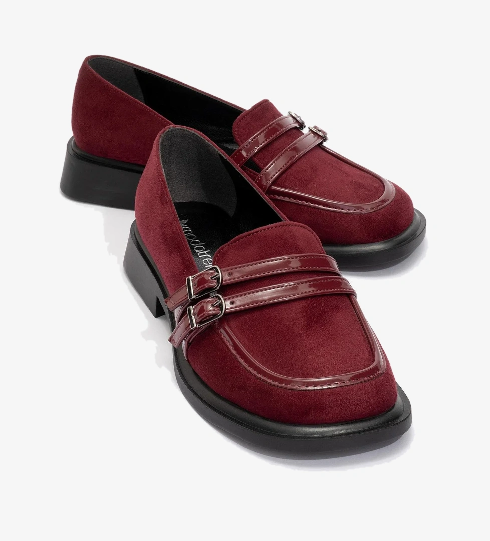 Kadın Günlük Ayakkabı BORDO SÜET BORDO RUGAN