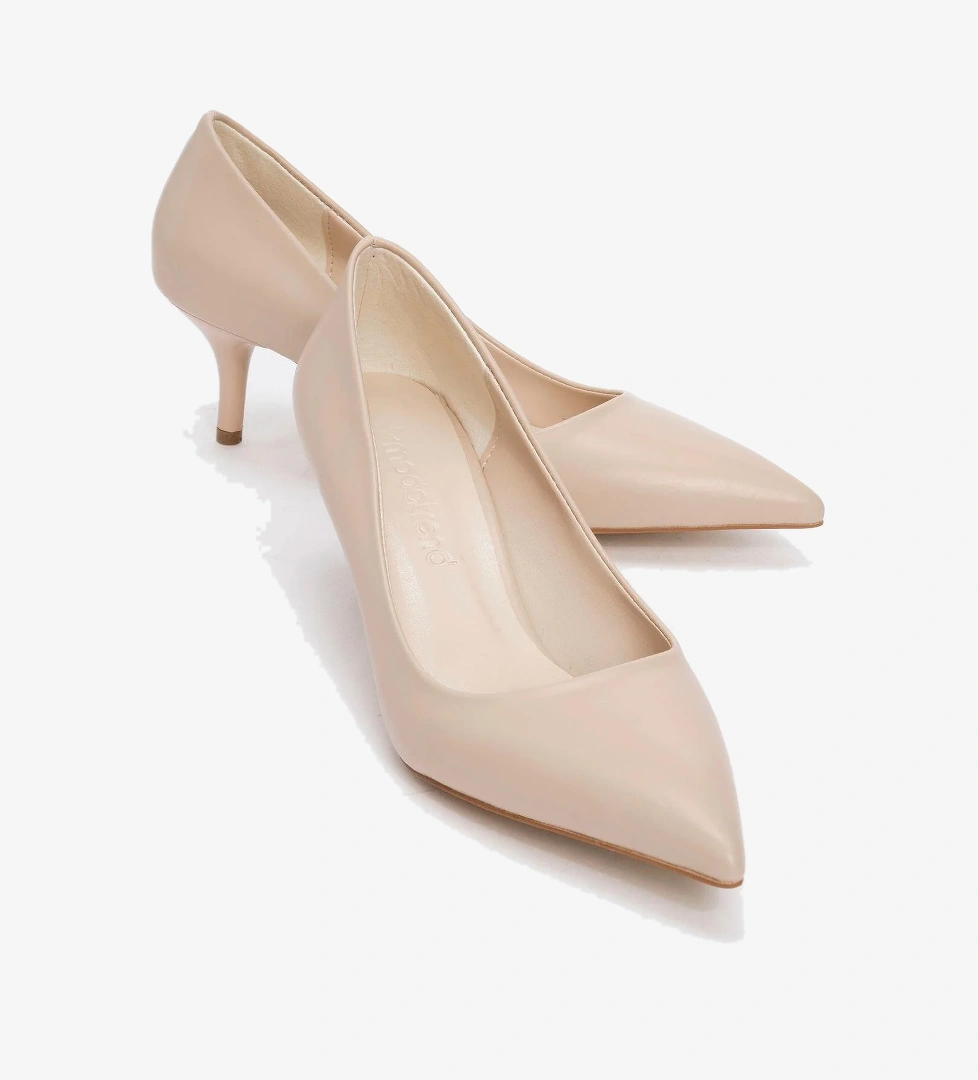 Kadın Sivri Burunlu Stiletto TEN CİLT - Görsel 1