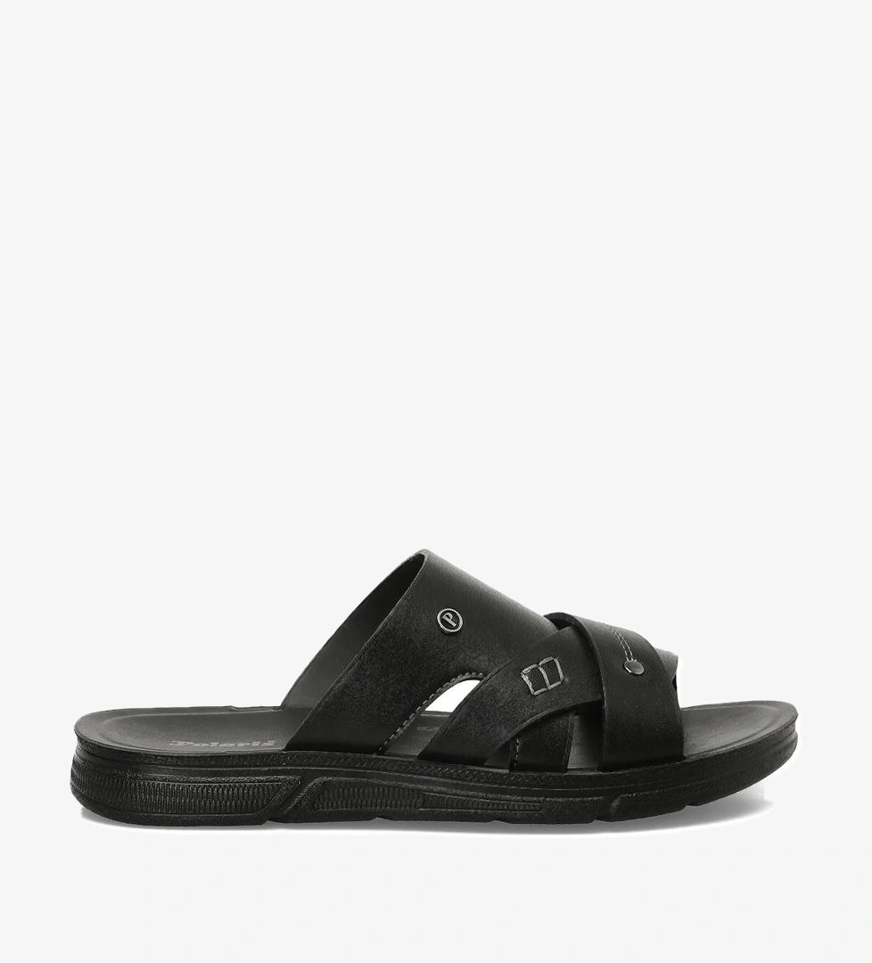 Polaris Polaris 408007.M5FX Siyah Erkek Terlik Sandalet & Terlik | Flo Siyah - 1. görsel