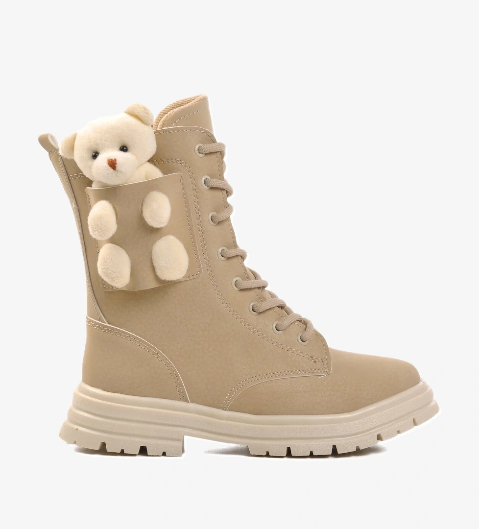 Ayakmod Siyah Bej İçi Polarlı Kız Çocuk Bot Perla F model görseli