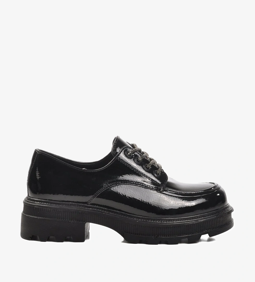 Ayakmod Siyah Rugan Kadın Casual Ayakkabı 7451 Z model görseli