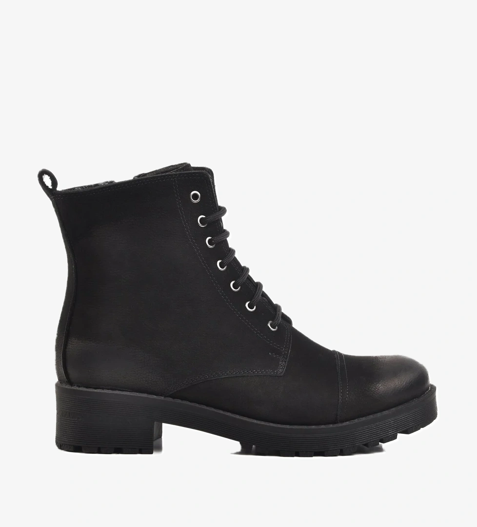 Siyah Nubuk Hakiki Deri Kadın Bot 670 Z