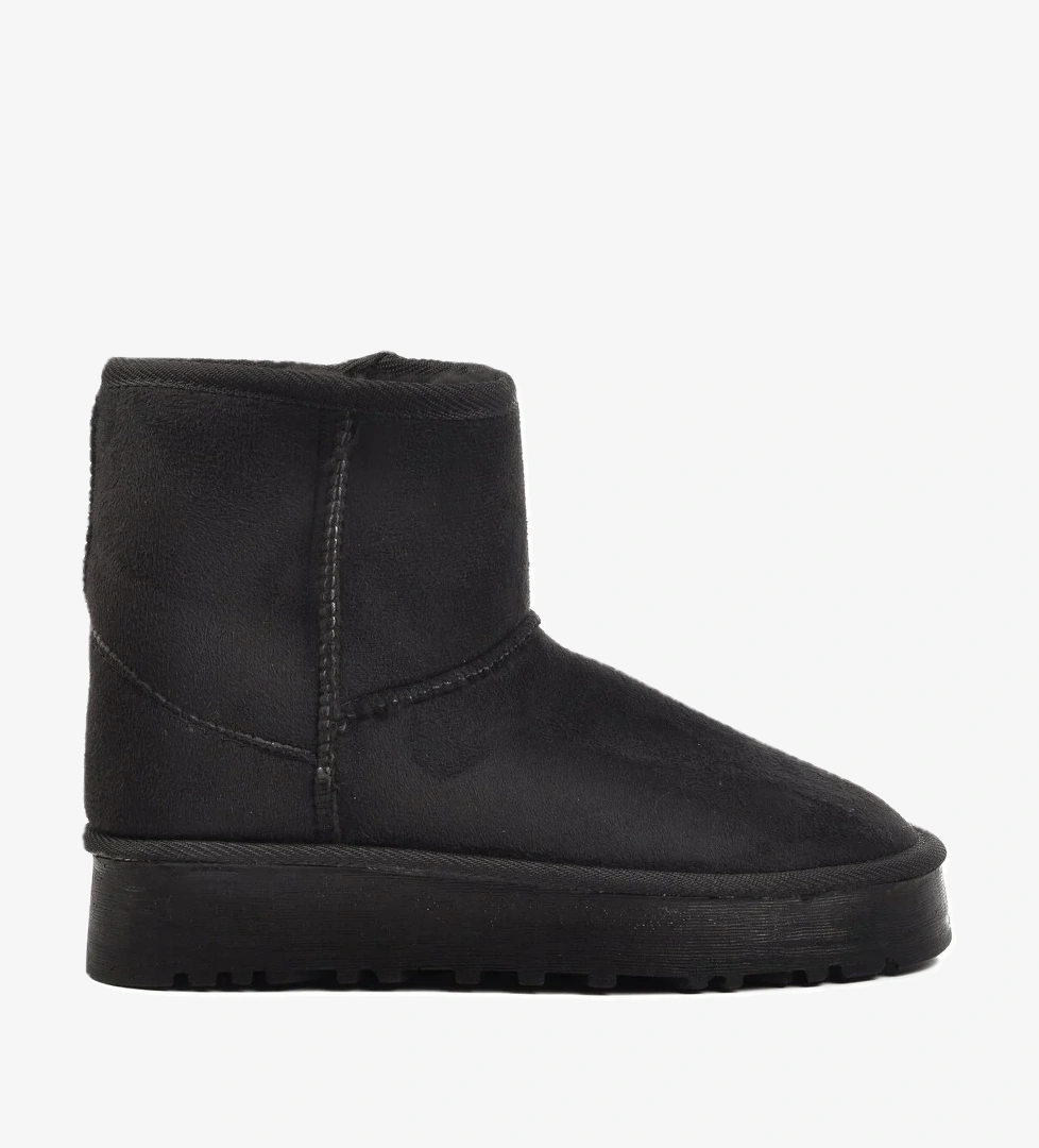 Ayakmod Siyah Süet İçi Kürklü Kadın Bot 696067 Z model görseli