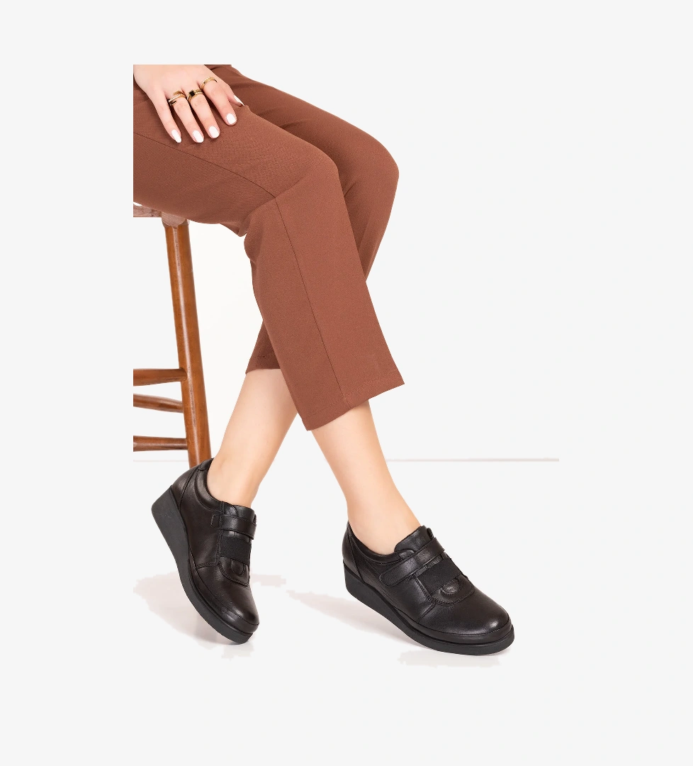 Gondol Kundura Gondol Kadın Hakiki Deri Rahat Ortopedik Anne Ayakkabı ndr.5503 model görseli