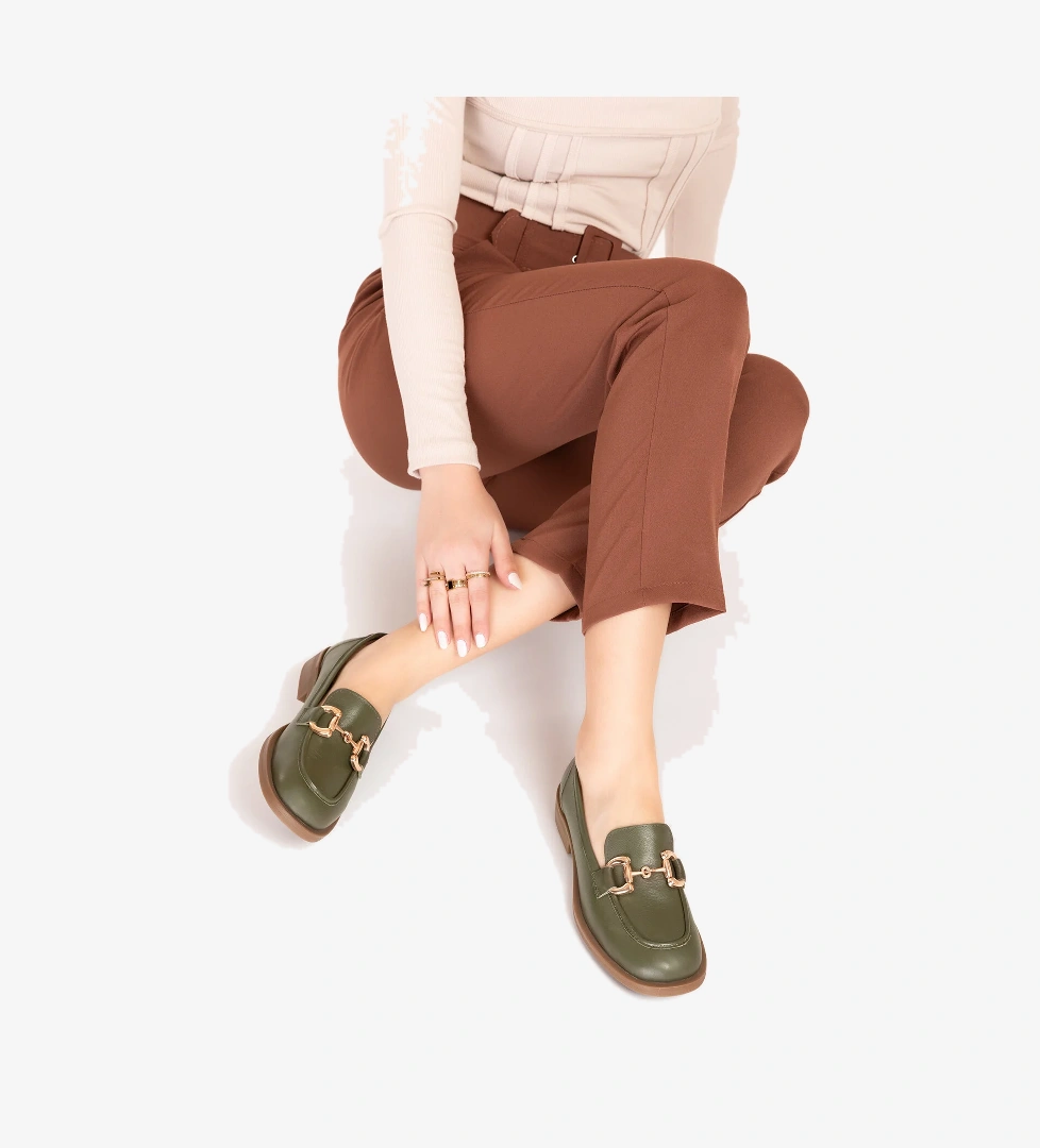 Gondol Kundura Gondol Hakiki Deri Hafif Taban Tokalı Loafer Ayakkabı Wst.1196 model görseli