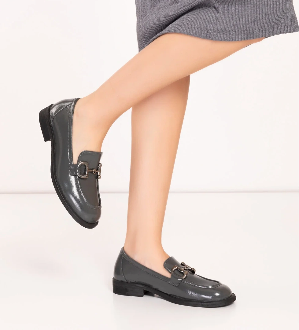 Gondol Hakiki Deri Hafif Taban Tokalı Loafer Ayakkabı wst.1196