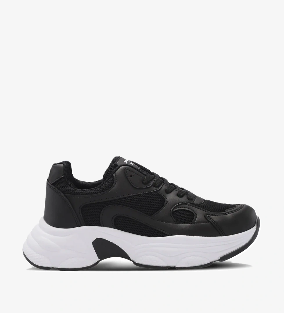 ZUSA Kadın Sneaker Ayakkabı Siyah / Beyaz